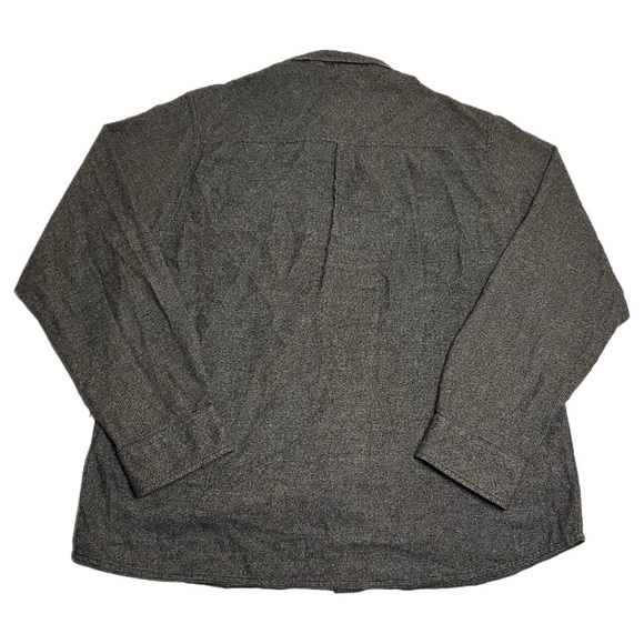 Kavu Men’s Brown Twill Long Sleeve Flannel Shirt Utility Pocket Size XL - Picture 2 of 9